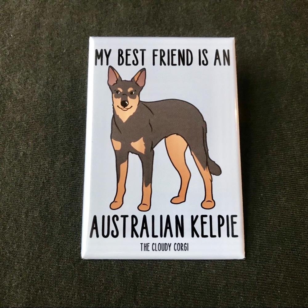 Australian Kelpie Magnet, Dog Gifts & Home Decor - Picture 6 of 9